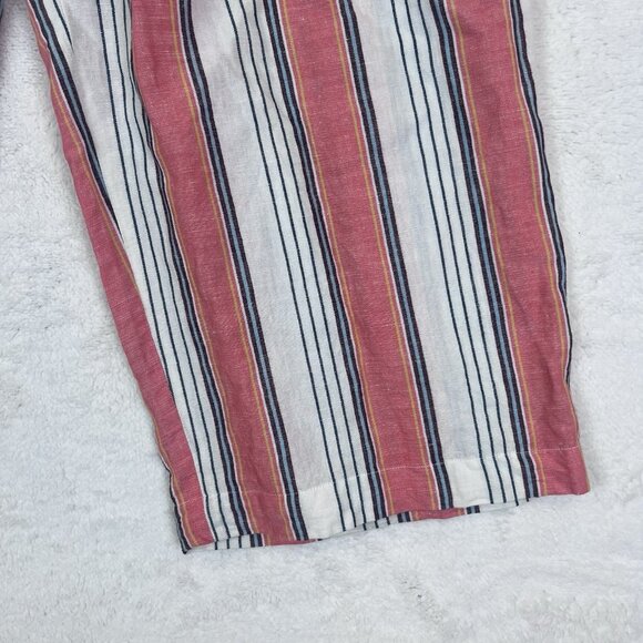 Tommy Hilfiger Linen Blend Pants Women’s Size XL Belt Pockets Beach - Picture 5 of 13